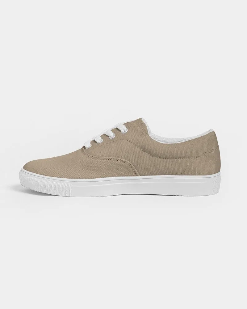 Shaded Pale Pastel Orange Brown Canvas Sneakers | Women's | C0M15Y30K30