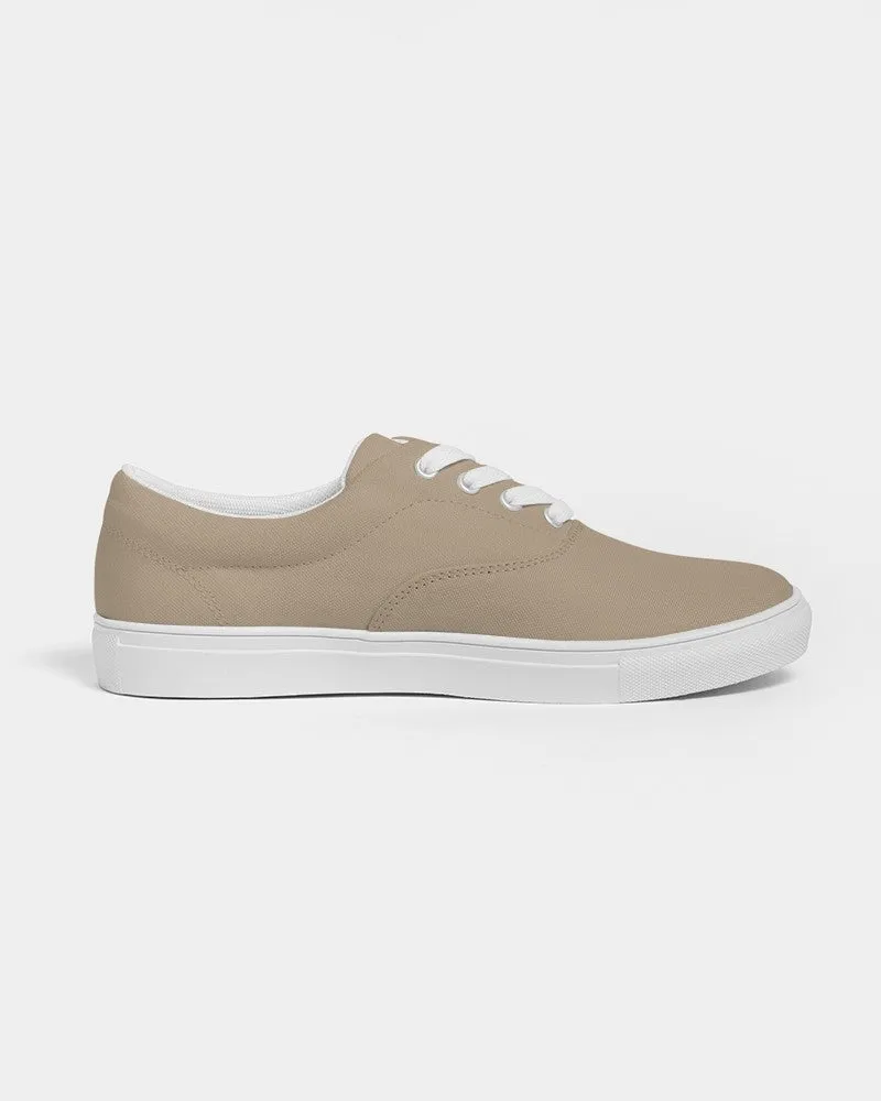 Shaded Pale Pastel Orange Brown Canvas Sneakers | Women's | C0M15Y30K30