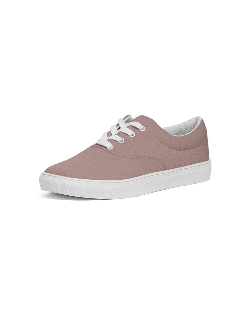 Shaded Pale Pastel Red Brown Canvas Sneakers | Men's | C0M30Y22K30