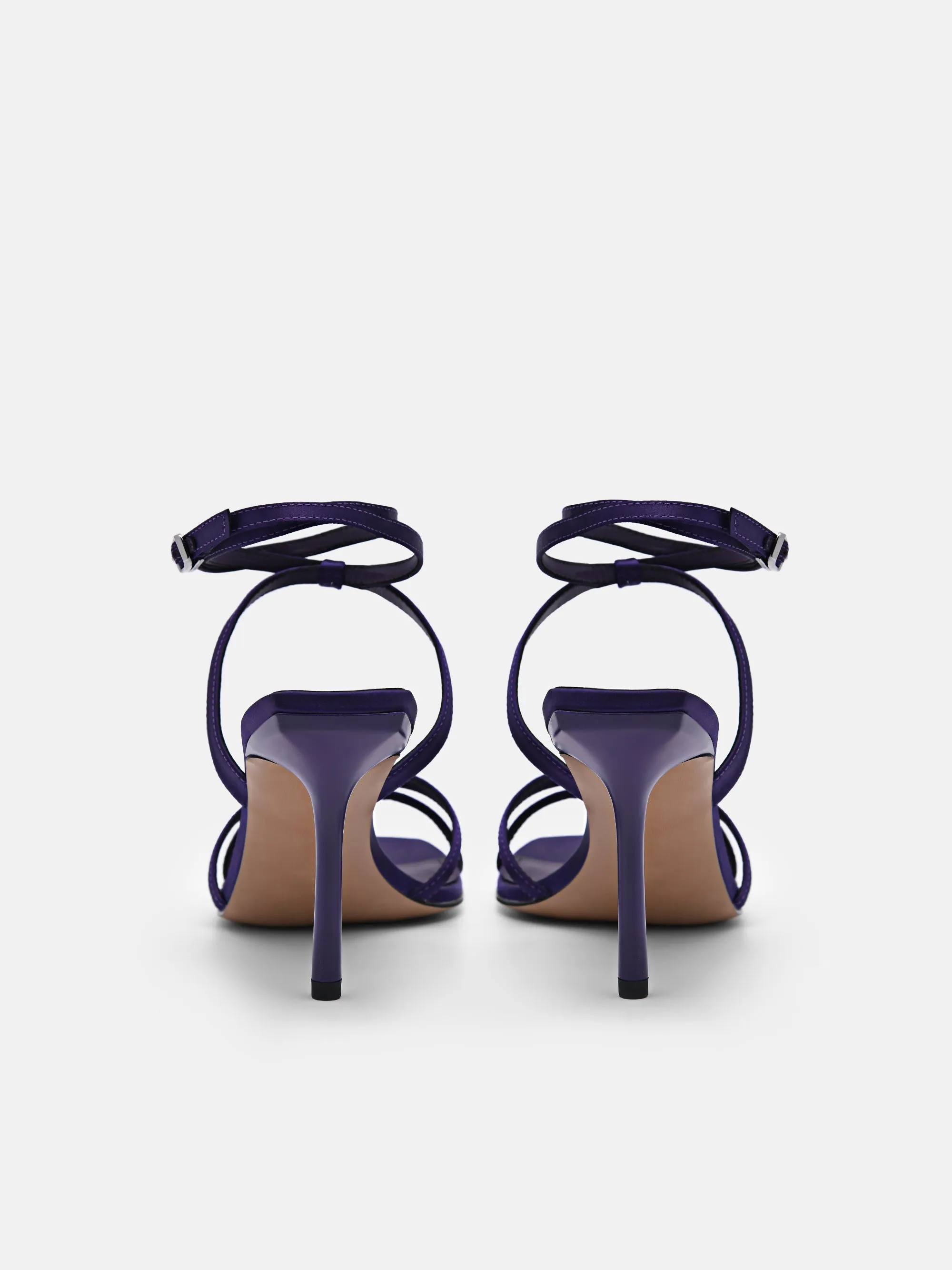 Sofia Leather Heel Sandals