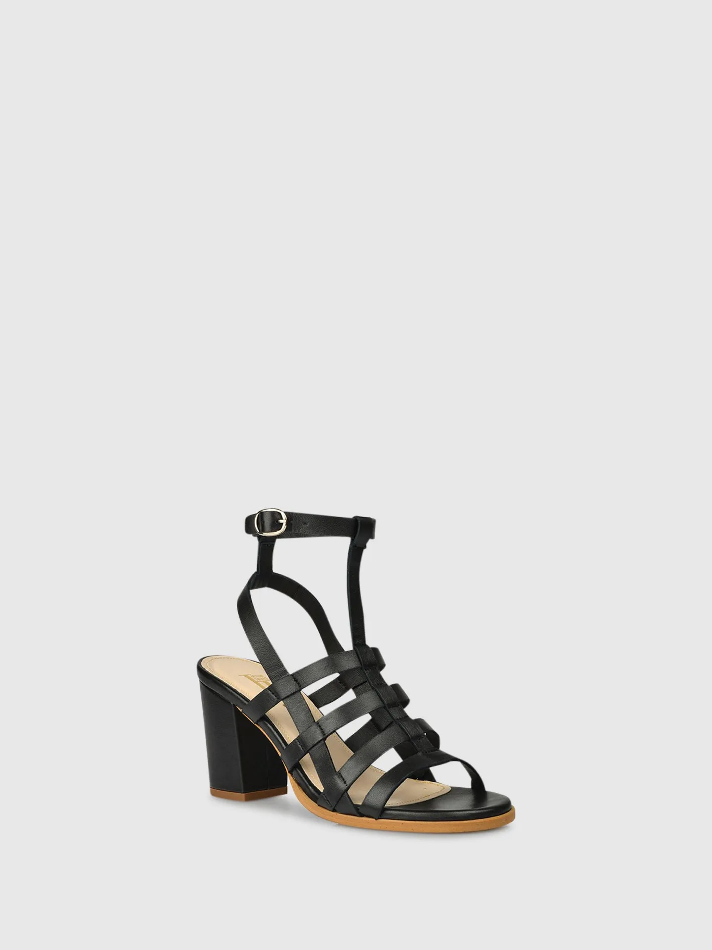 Strappy Sandals F01P1 Black