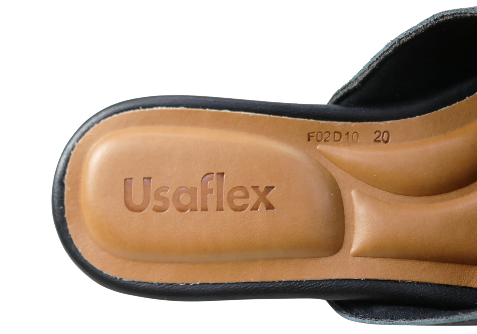 Usaflex Yvonne Womens Comfortable Leather Slides Sandals