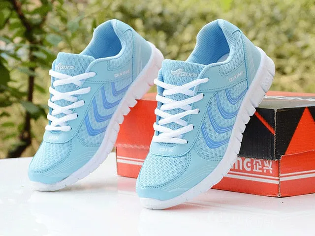 Women Light Casual Sneakers Breathable Mesh Shoes