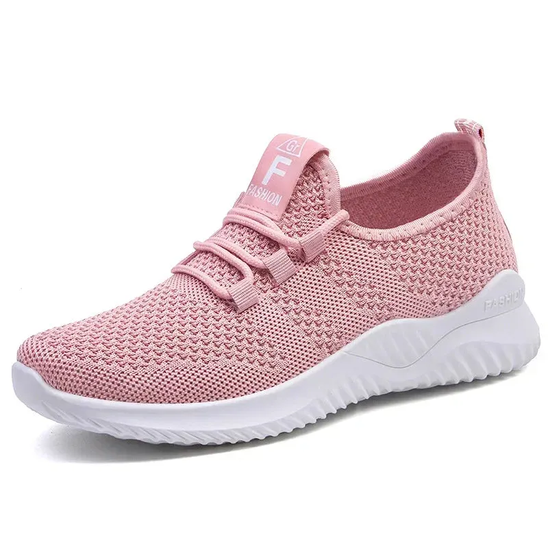 Women's Casual Sneakers Summer Comfortable Breathable Platform Shoes Fashion Women Versatile Lace-up Shoe кроссовки женские