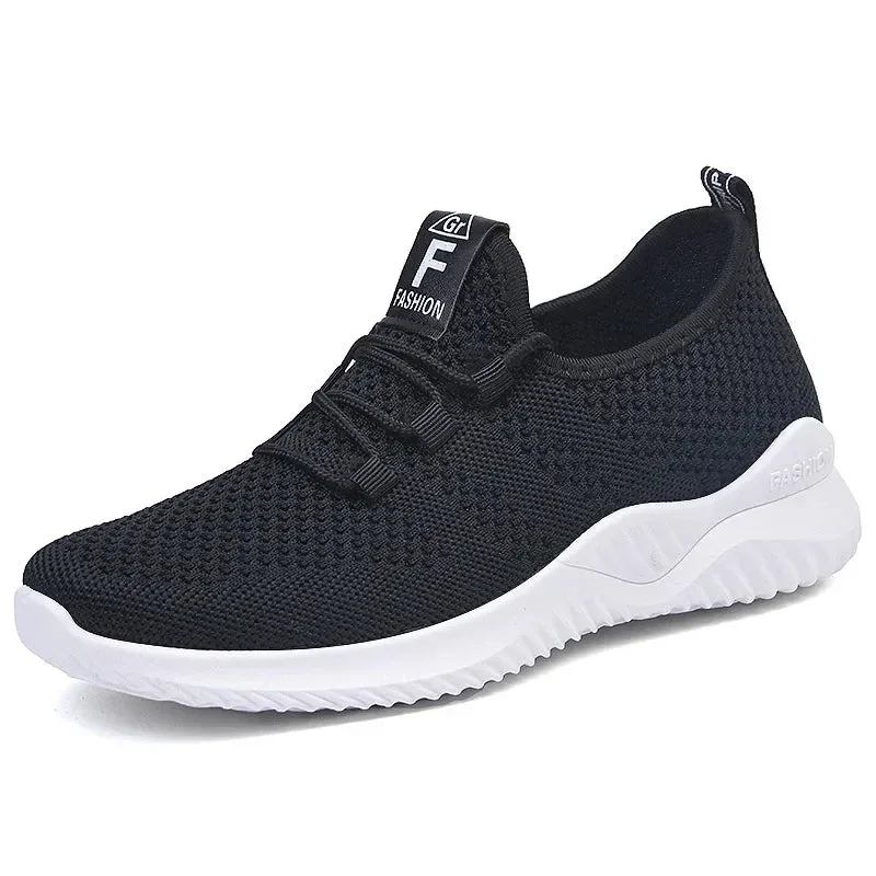 Women's Casual Sneakers Summer Comfortable Breathable Platform Shoes Fashion Women Versatile Lace-up Shoe кроссовки женские