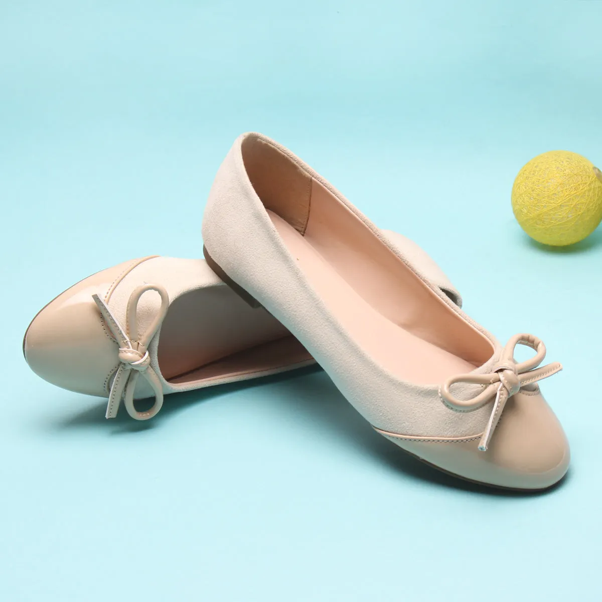 Womens "ERMEN" Rounded Toe Flat Shoes